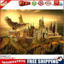 5D DIY Full Drill Diamond Painting Magic School Cross Stitch Mosaic Kits