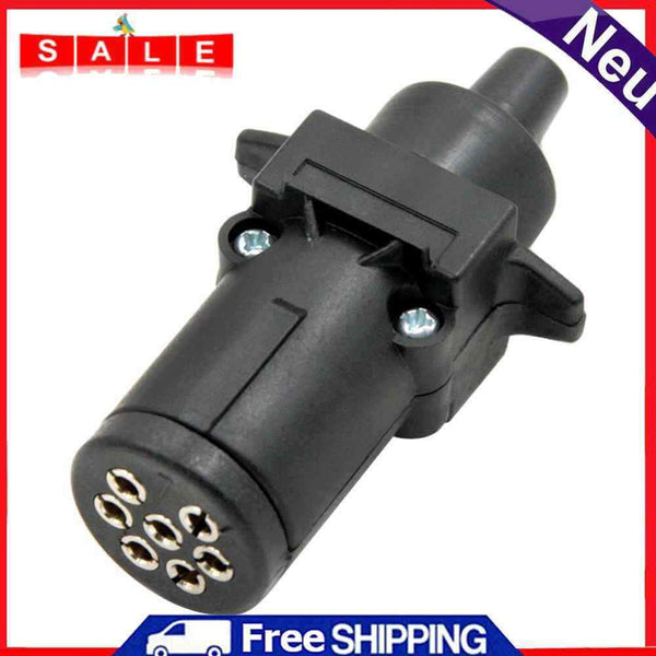 7 Pin 12V Male Adapter Electric Converter Truck Trailer Male Standard Ru