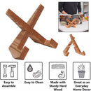 Book Stand Wooden Recipe Cookbook Holder Stand Kitchen Bookrest Display Rack_
