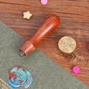 Retro Invitation Seal Stamps DIY Cute Animal Pattern Sealing Wax Craft (5) Newly