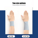 Elastic Wristband Summer Ice Silk Sport Cycling Wrist Brace (White 8cm) Newly