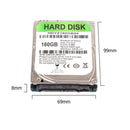 160GB Internal HDD 2.5 inch SATA III 5400RPM Hard Drive for Laptop Computer