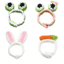 Jewelry Rabbit Ear Carrot Woven Bracelet Cute Animal Wool Knitting Frog