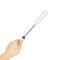 5x Outdoor BBQ Forks Stainless Steel Telescopic U-Shaped Camping Barbecue Sticks