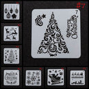 Stamp Flower Template Scrapbooking Embossing Christmas Hollow Stencils