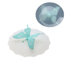 Cute Butterfly Silicone Cup Lids Anti-dust Leakproof Mugs Cover (Blue) Newly