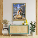 Full Cross Stitch 11CT Shepherd Stamped Embroidery DIY Crafts Home Decorations