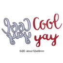 Metal Letters Embossing Cutting Dies Stencils for DIY Scrapbooking Album-20