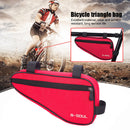 Durable MTB Front Frame Triangle Bag Road Cycling Storage Pouch Bag (Red) Newly
