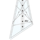 Art Ruler Squedge Transparent Quilting Sew Patchwork Ruler (22.5 16 in) Newly