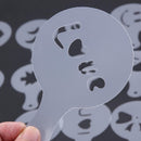 16pcs/Set Coffee Milk Latte Stencil Template Latte Cappuccino Plastic Print