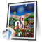 Frameless Digital Oil DIY Nature House Paint By Numbers Hand Painted Picture Kit