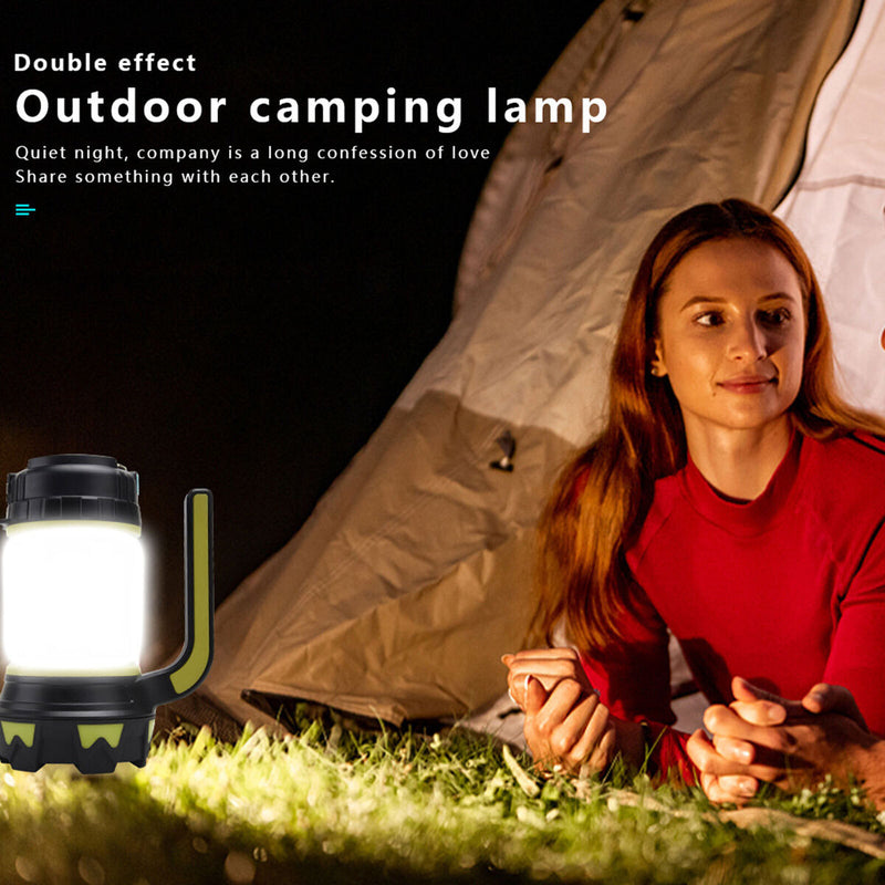 Camping Kerosene Lamp USB Rechargeable Portable Home Table Night Flashlight