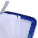 Portable 80pcs Capacity Disc CD DVD Wallet Storage Organizer Case(Blue)