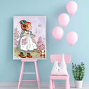 5D Diamond Painting Full Round Drill Cartoon kid Picture of(A2374 ) Newly