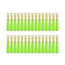 30pcs Copper Head Drift Fish Floats Rotation Buoy Seat Fishing Bobber (L)