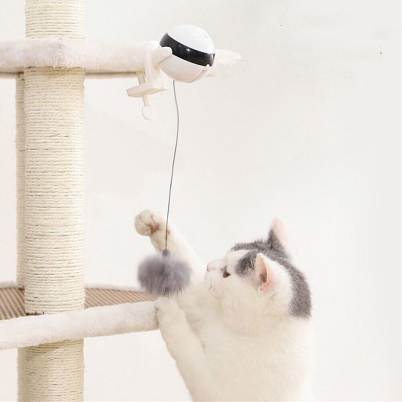 Funny Electric Kitten Puzzle Playing Toys Automatic Lifting Pet Cat Teaser