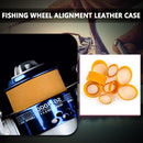 25x Sea Rod Spinning Fishing Reel Belt Leather Sleeve Wheel Rubber Band (L)