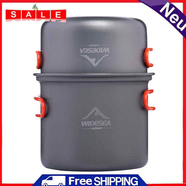WIDESEA Portable Camping Cookware Set Outdoor Cooking Travel Tableware Picnic