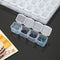 28 Lattices Transparent Container Diamond Painting Accessories Storage Box Newly