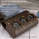 #A Watch Roll Travel Case Storage Box for Fossil Gen 6/Watch7/Galaxy Watch 4