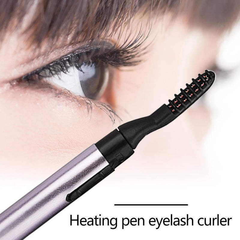 Electric Heated Eyelash Curler Long Last Women Eye Lashes Perm Curling Tool