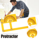 Plastic Protractor Angle Finder Goniometer 0-180 Degree Angle Ruler Tools Newly
