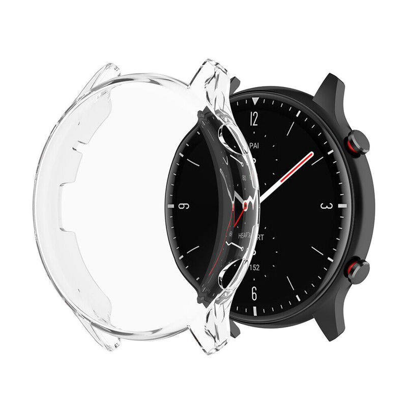 Case for Amazfit GTR 2e/GTR 2 Watch TPU All-Around Screen Cover (White) Newly