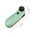 Bag Sealer - 3 in 1 Heat Vacuum Bag Resealer Machine and Cutter (Green)