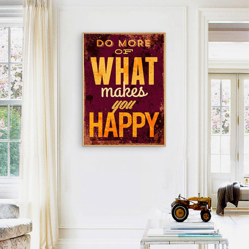 5D Diamond Painting Happy Full Round Drill Wall Rhinestone DIY Art (E1250)