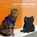 Polyester Collar Strap Escape Proof Easy Control Running with Traction Leash Set