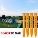 Snow & Sand Tent Stakes Pegs - Aluminum Alloy U-Shaped Tent Pegs (Golden) Newly