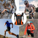 Cycling Backpack Men Women Bicycle Hiking Camping Travel Bagpack (Red)