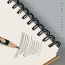100 Pages Dot Grid Kraft Cover Coil Journal Notebook Design Favor A4I6