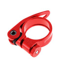 31.8mm MTB Bike Cycling Saddle Seat Post Clamp Quick Release QR Style Red Newly