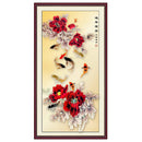 30*50cm DIY Diamond Embroidery Fish Diamond Painting Cross Stitch Chinese M
