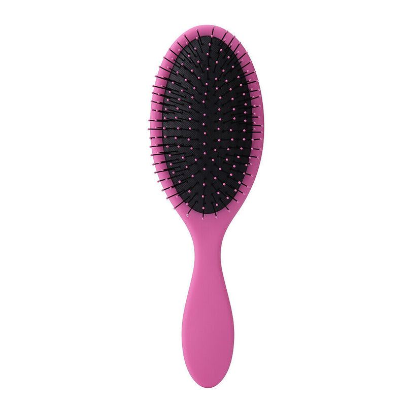 Magic Detangling Comb Shower Hair Brush Air Bag Paddle Massage Brush (Pink)