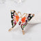 Colorful Butterfly Brooches Rhinestone Pins Men Women Enamel Lapel Badge Jewelry