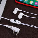2Pin K Type Removable Dual Earhook Earphone with Mic for Baofeng UV-5R Kenwood
