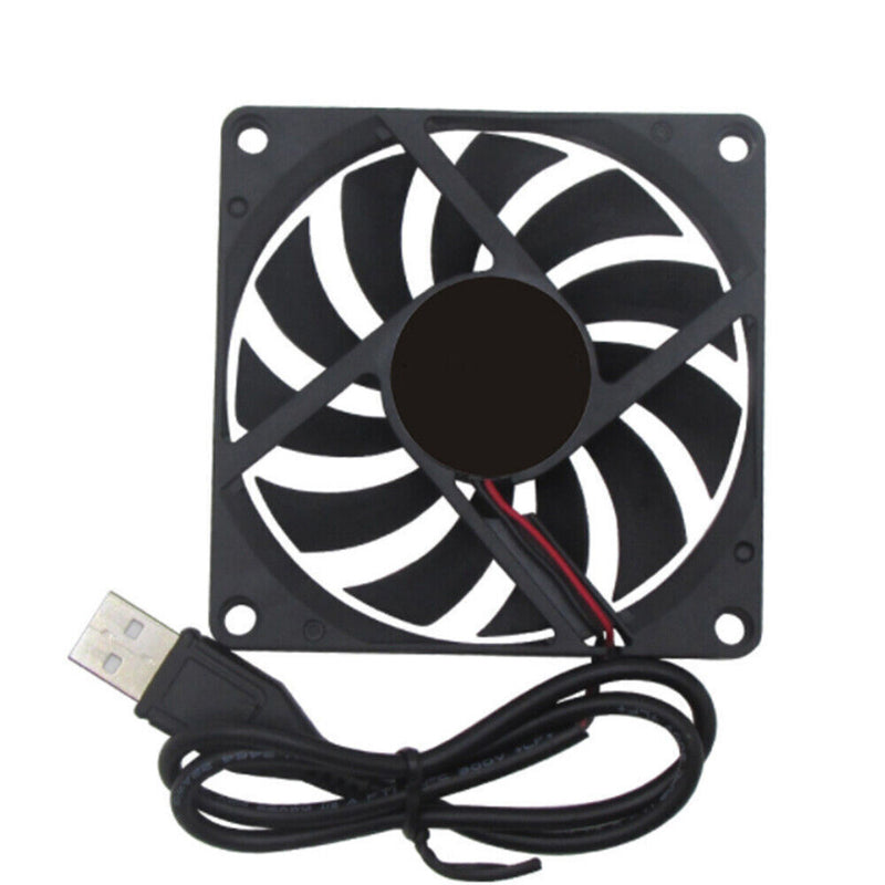 DC 5V USB Power Router fan DIY PC Cooler TV Box Wireless Cooling Quiet