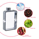 400ml Water Bottle for Travel Paper Book Cup Drinking Bottles Kettle (Grey)