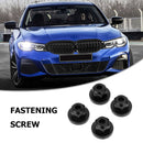 10pcs Car Body Nut Flange Clip Black for E30 E32 E34 E36 K60 1E32 7 Series