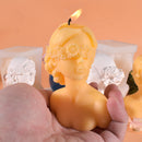 Wax Statue Silicone Candle Mold DIY Aromatherapy Plaster Home Decor (A) Newly