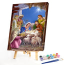 40x50cm Nativity Canvas Painted Oil Paint By Numbers Wall Art Modern Room Decor