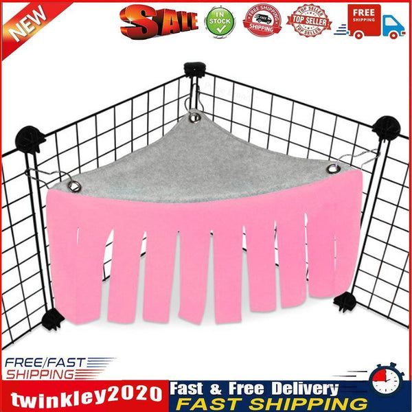 Hidden in the House Beds Hiding Tent Cage for Hamster Guinea Pig (Pink) Newly