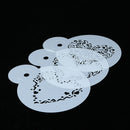 3pcs Love Heart Shape Cake Stencil Set Cake Cookie Stencil Cake Decoration