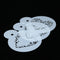 3pcs Love Heart Shape Cake Stencil Set Cake Cookie Stencil Cake Decoration