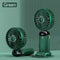 #A Portable Handheld Hanging Neck Fan Multifunctional LED Display Air Cooling Fa