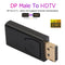 DP to HDMI DVI Adapter Display Port Adapter Support 1080P Video Audio Connector