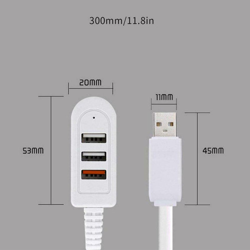 High Speed 4 Port USB2.0 Multi HUB Splitter Expansion Desktop T1H E8L1 PC C6W0